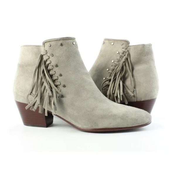 Sam Edelman Rudie Studded Fringe Bootie Sz 10 - Picture 1 of 10